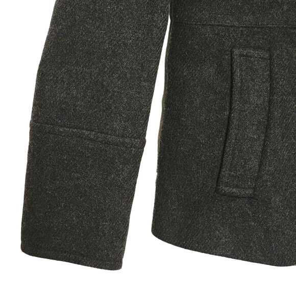 J Crew Stadium Cloth by Nello Gori Peacoat Double Breasted Wool Gray Size 4 - Picture 9 of 16